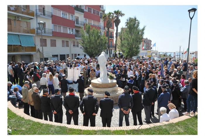 Inaugurazione monumento al Pescatore