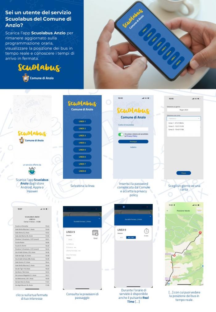 app trasporto scolastico
