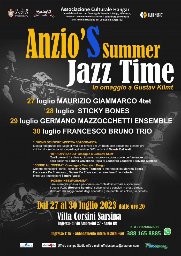 LOCANDINA ANZIO SUMMER JAZZ TIME