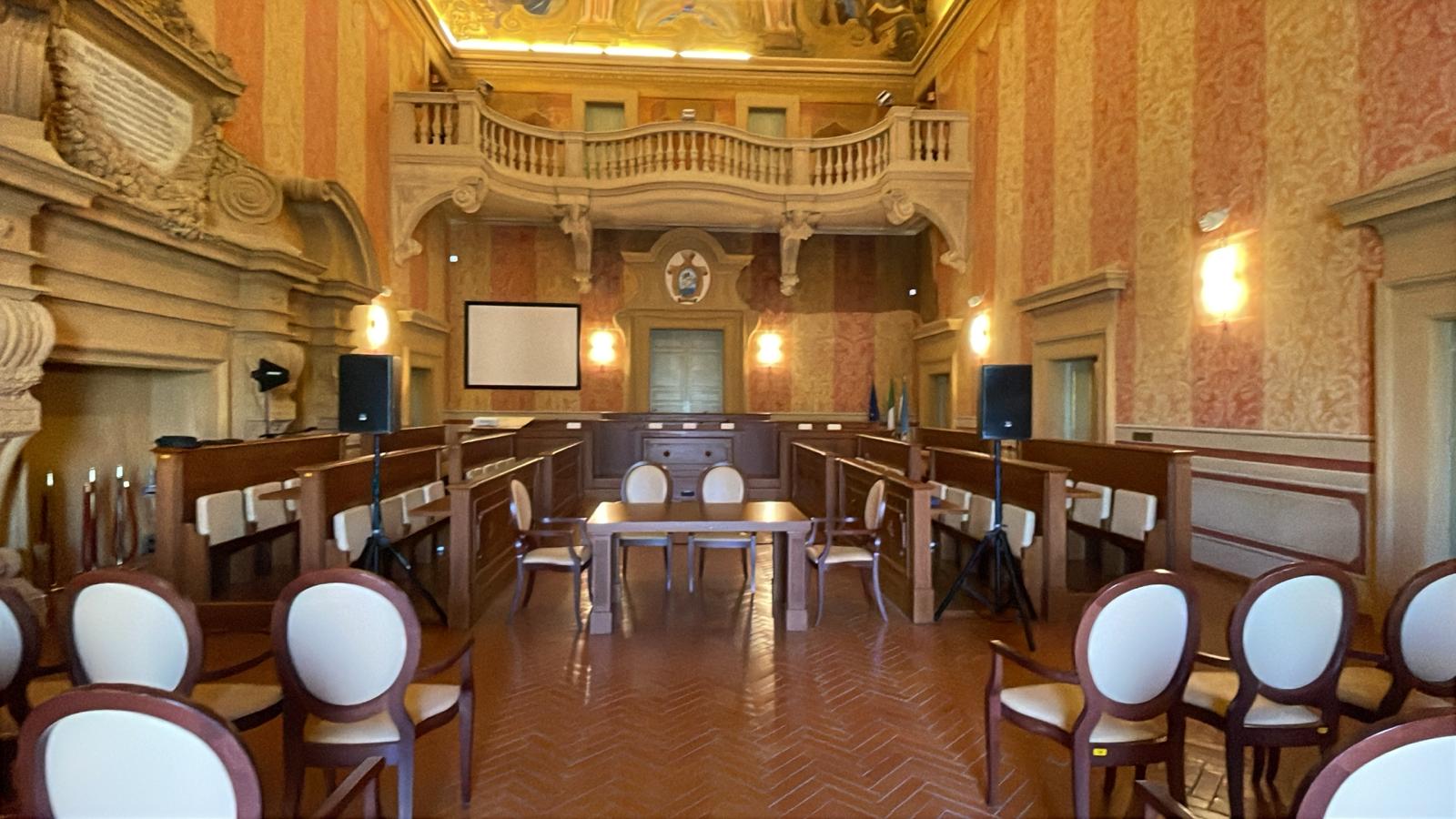 sala consiliare Villa Sarsina
