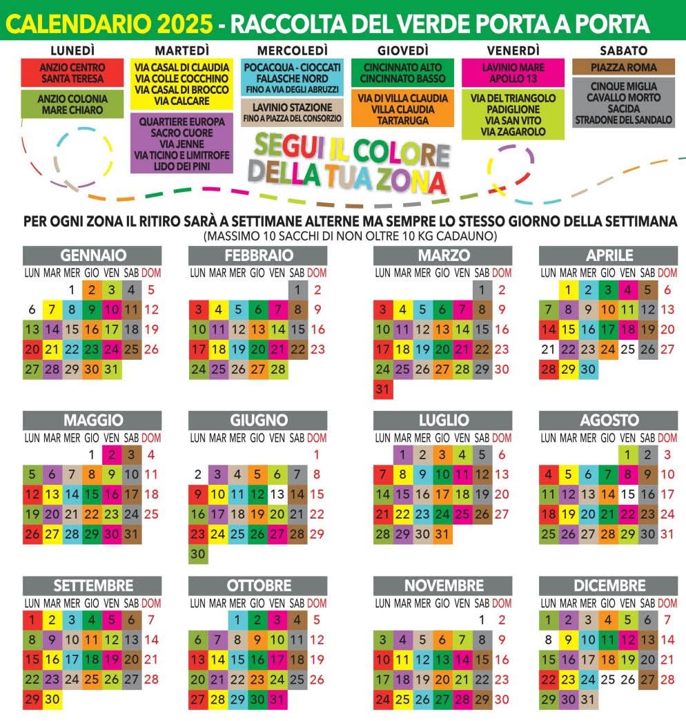 calendario rifiuti2025