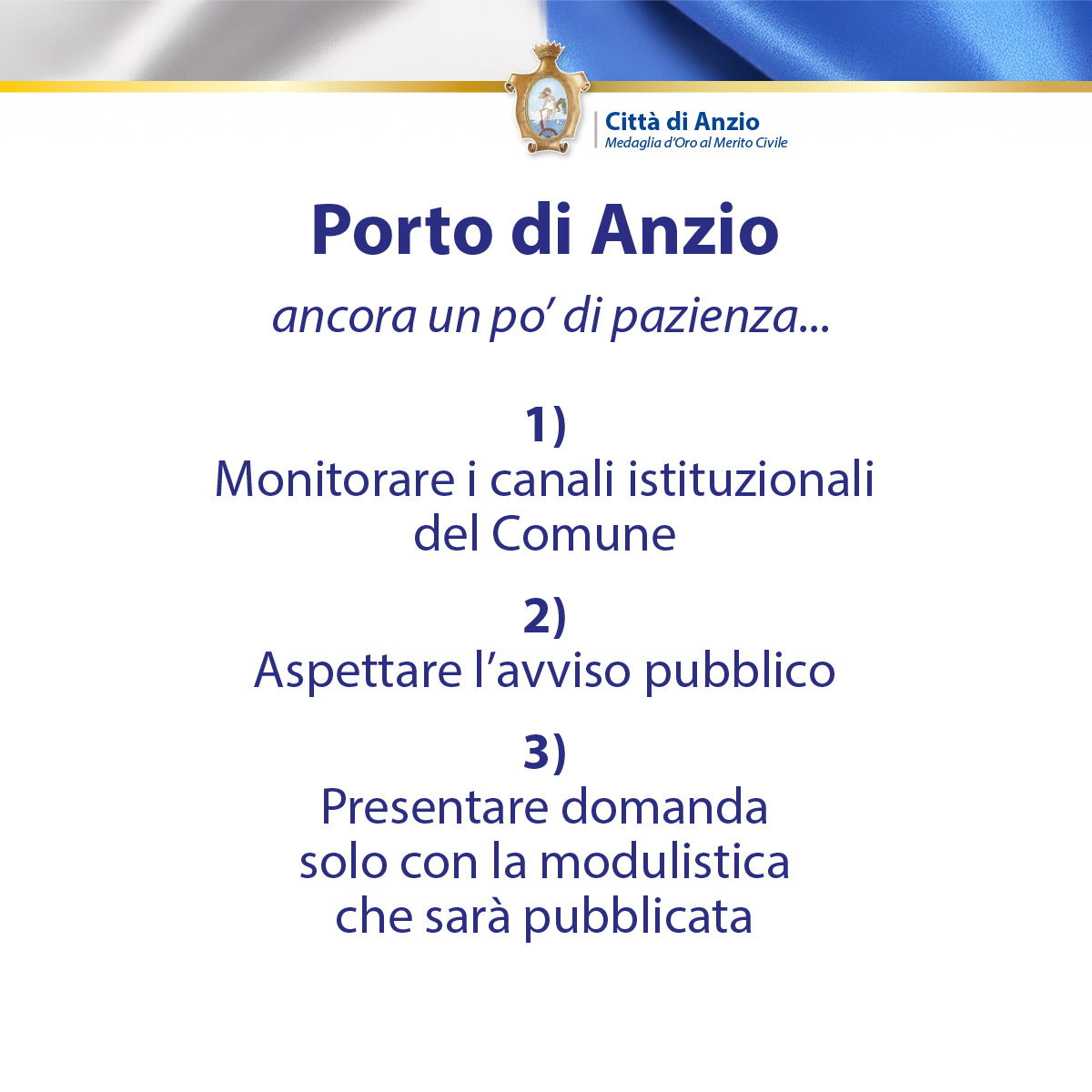 avviso porto di Anzio