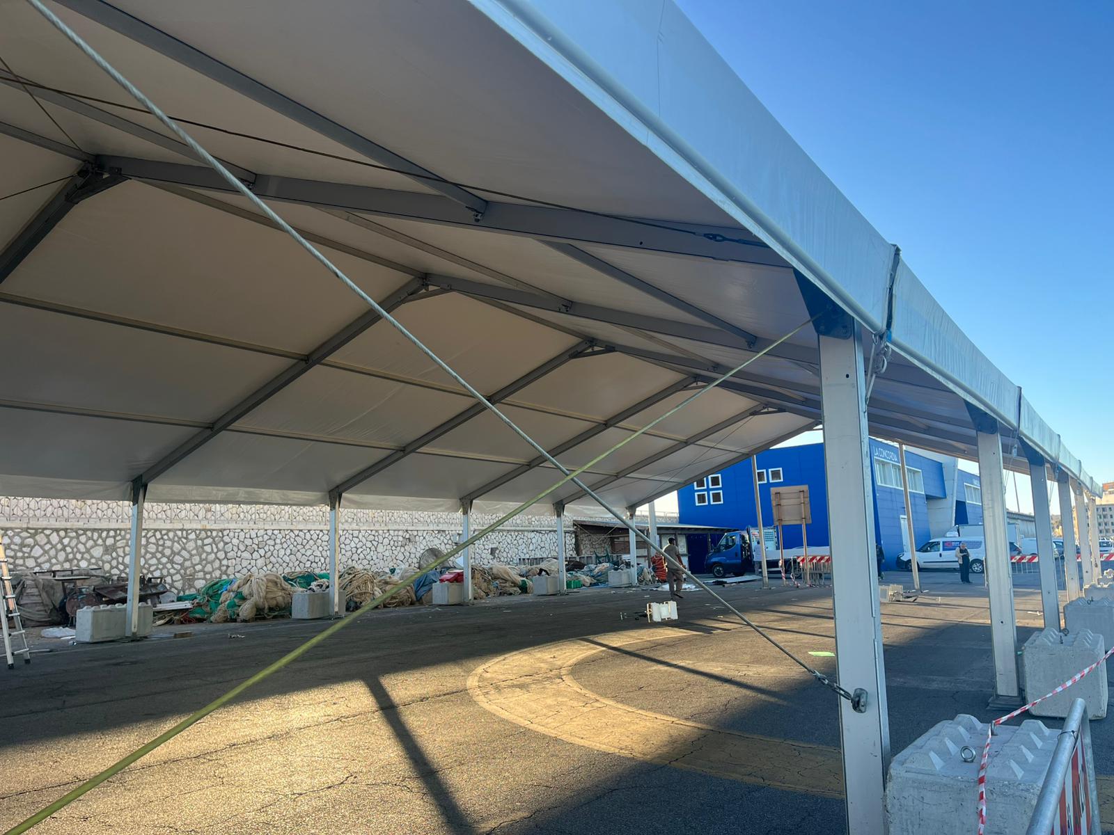 Foto tendone per sacra Sapori di mare