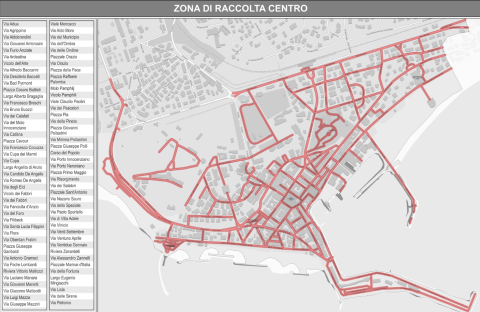 Calendario verde Anzio centro