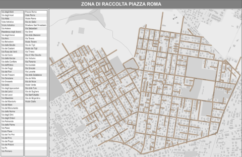 Calendario Verde Piazza Roma