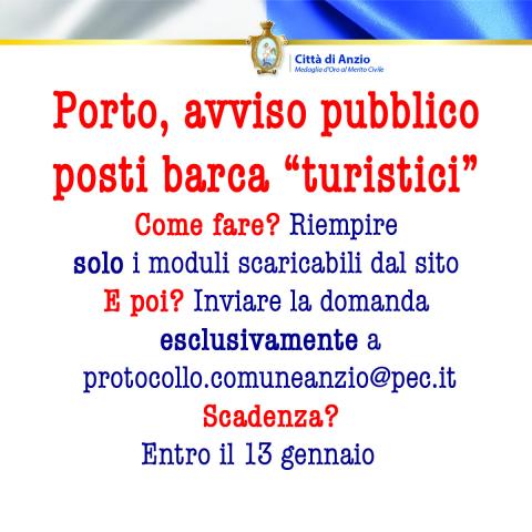 Porto, come fare per l'assegnazione dei posti