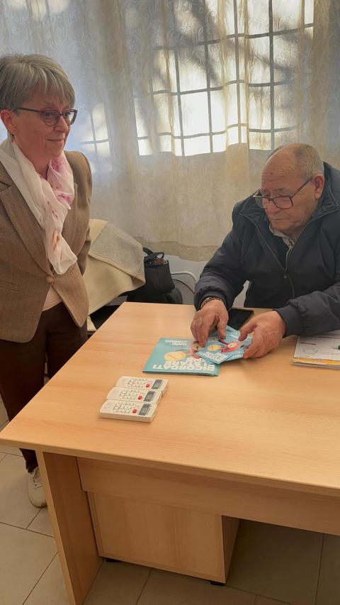 L'assessore Pollastrini con il presidente Bertolaccini