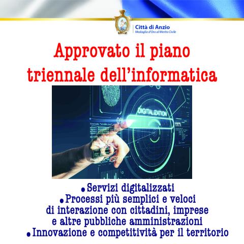 La card social del piano di digitalizzazione