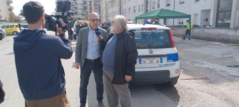Il vice sindaco, Pietro Di Dionisio, intervistato sull'accaduto dalla Tgr Lazio
