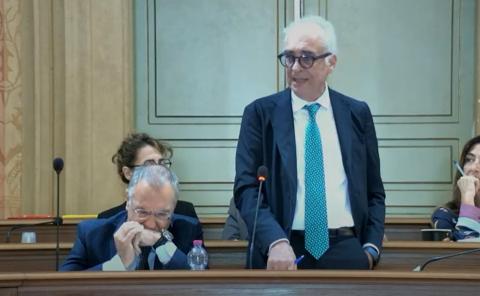 Il sindaco e l'assessore al demanio