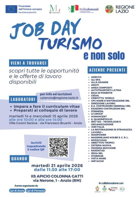 La locandina del Job day