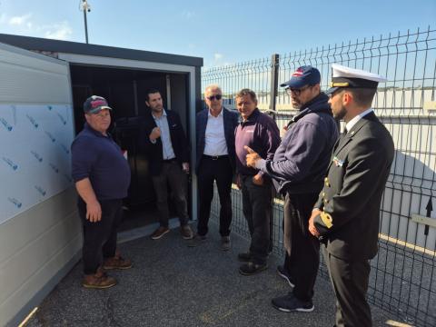 L'apertura dell'ecoisola al porto di Anzio