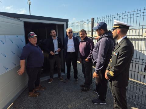 L'apertura dell'ecoisola al porto di Anzio