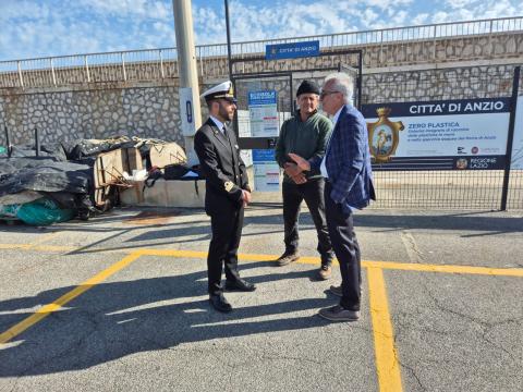 L'apertura dell'ecoisola al porto di Anzio