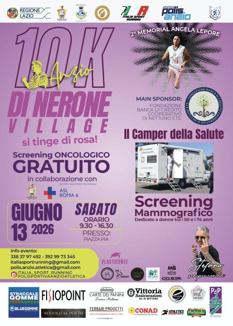 La prevenzione alla 10 kilometri di Nerone
