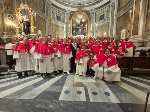 Il sindaco con la confraternita