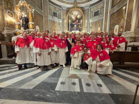 Il sindaco con la confraternita