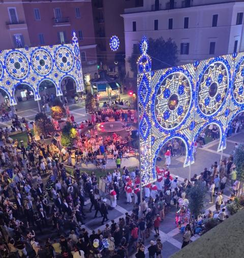 Il rientro del Santo in piazza Pia