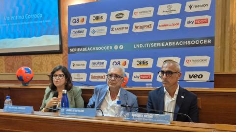 L'assessore Corrado, il sindaco e il coordinatore Desini