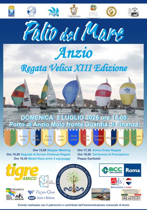 La locandina del palio