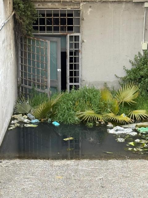 La situazione del seminterrato in viale Europa 16