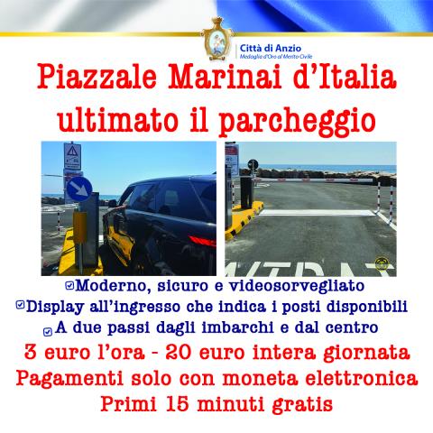 Parcheggio di Piazzale Marinai d'Italia: la card