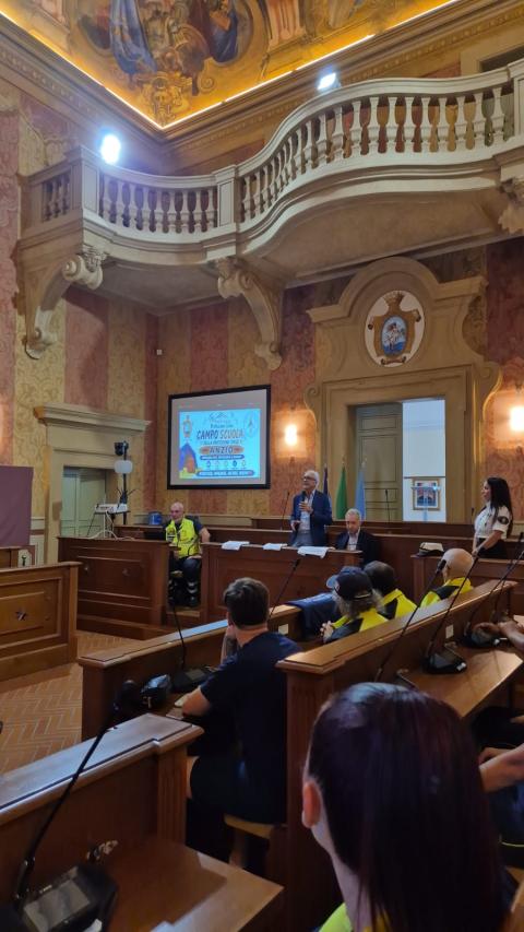 L'intervento del sindaco