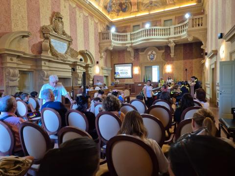 Un momento della presentazione