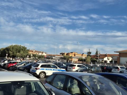 L'area di parcheggio