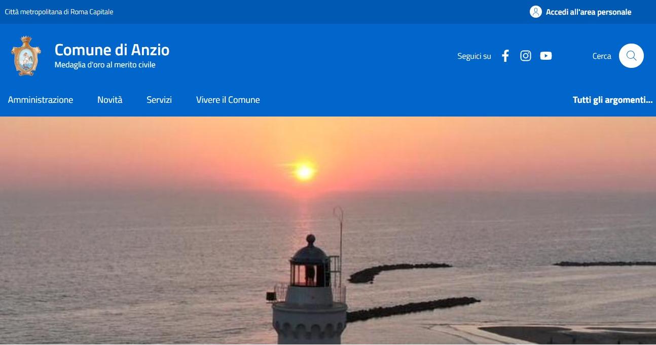 Home page nuovo sito