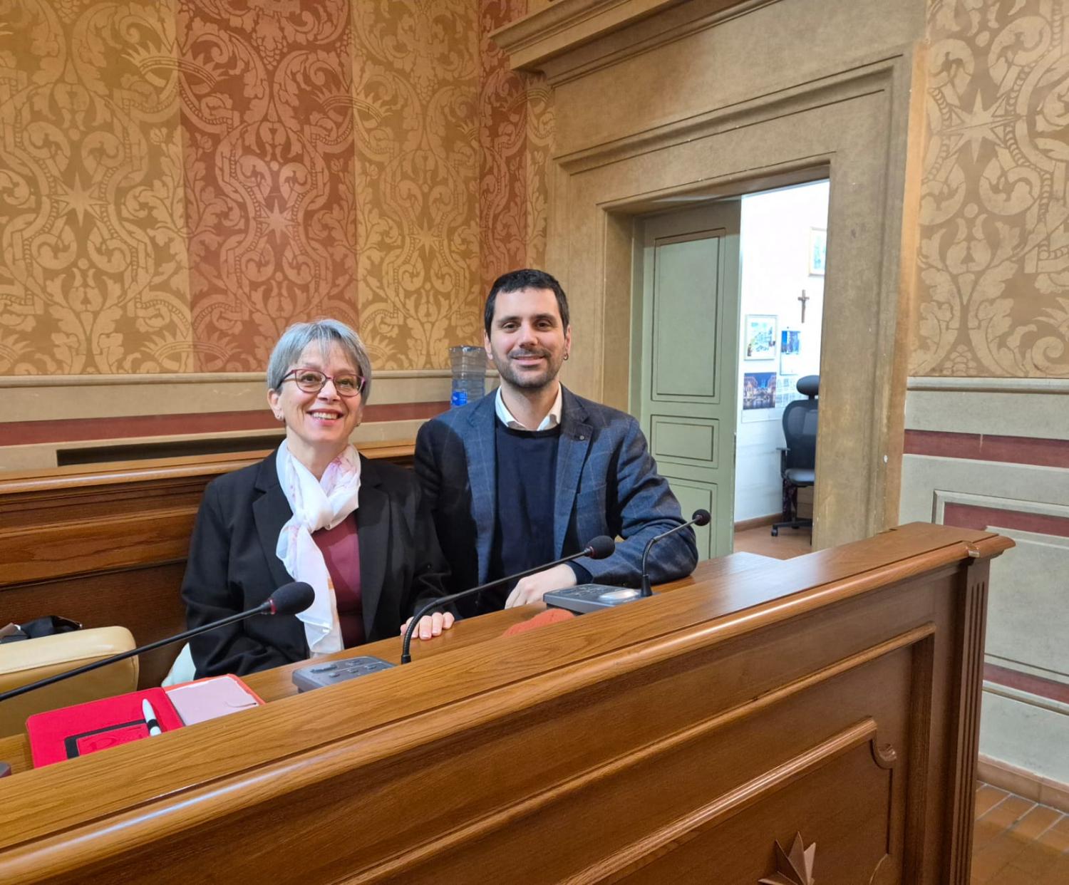 Gli assessori Rita Pollastrini e Luca Brignone
