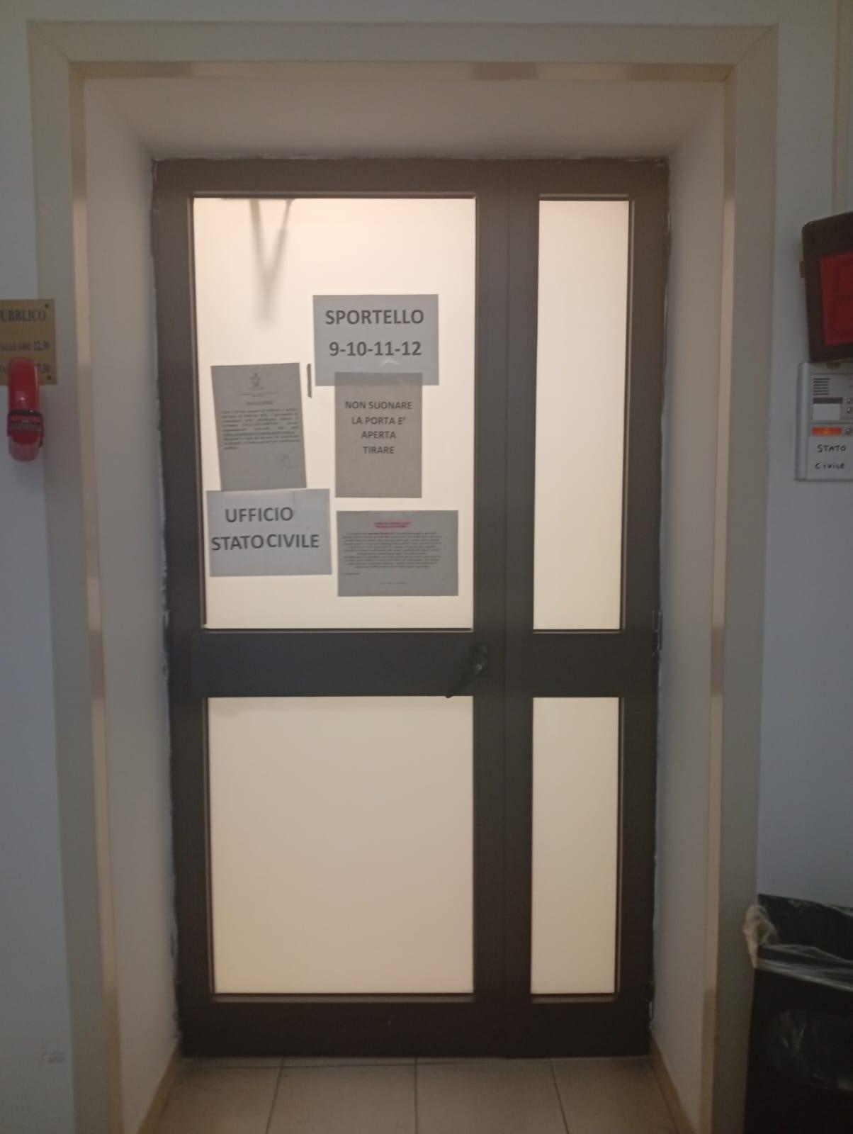 Lo sportello dello Stato civile