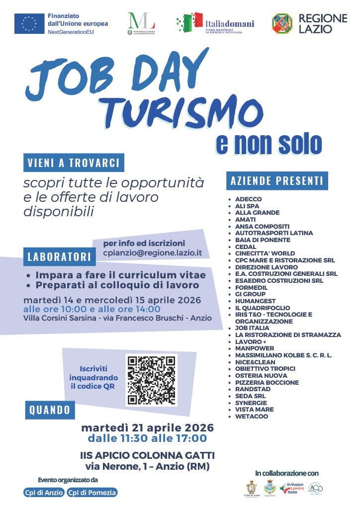 Locandina Job day 2026