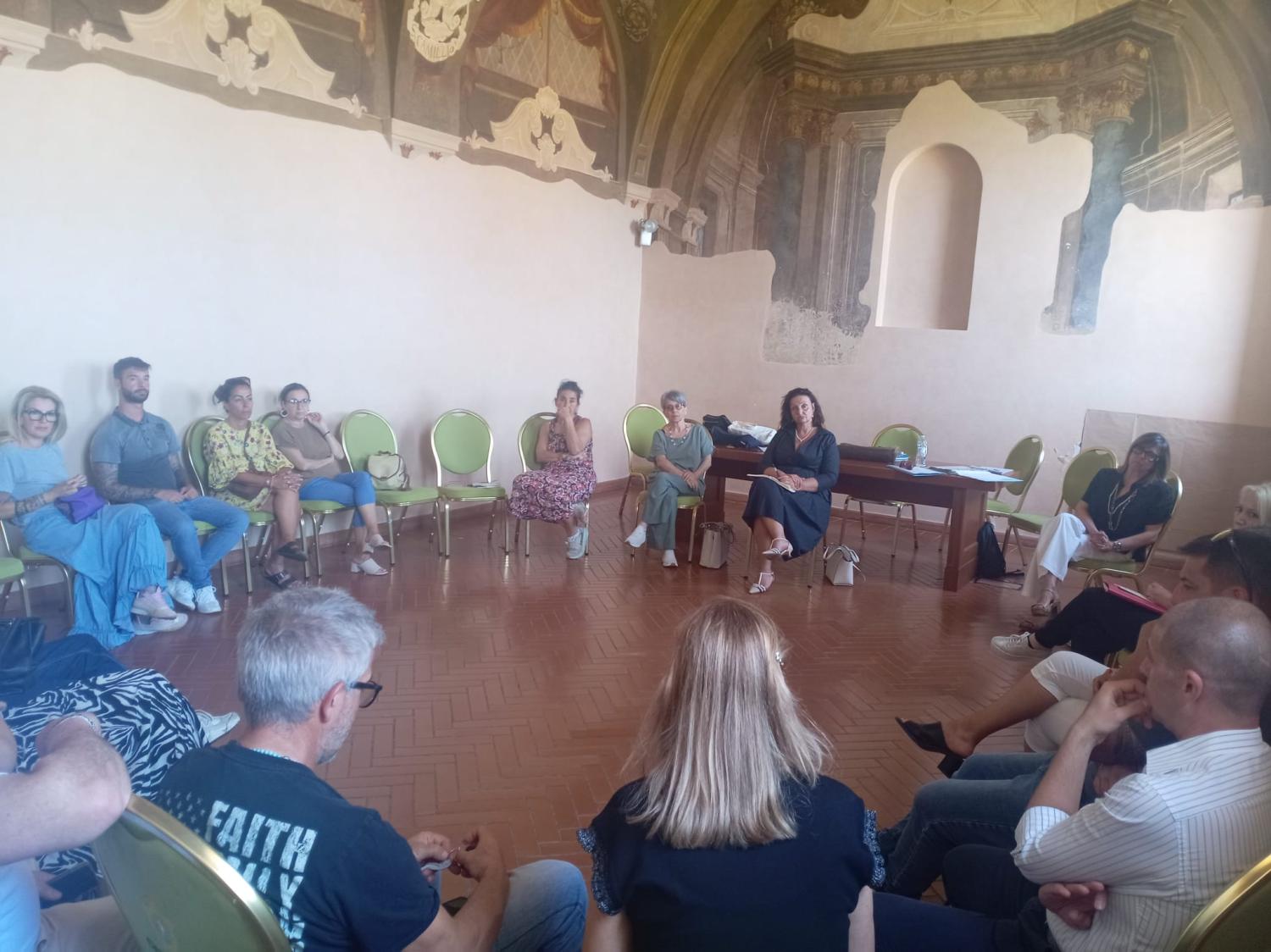La riunione della commissione 
