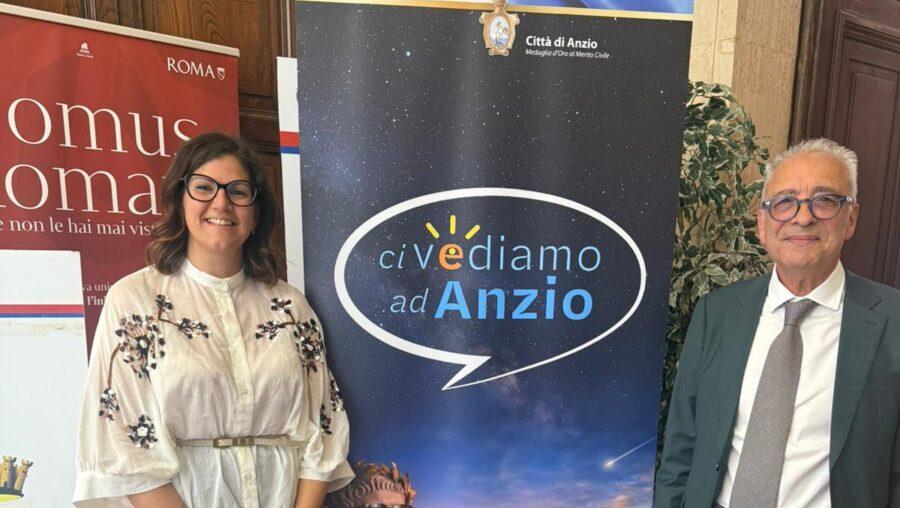 L'assessore Valentina Corrado e il sindaco, Aurelio Lo Fazio