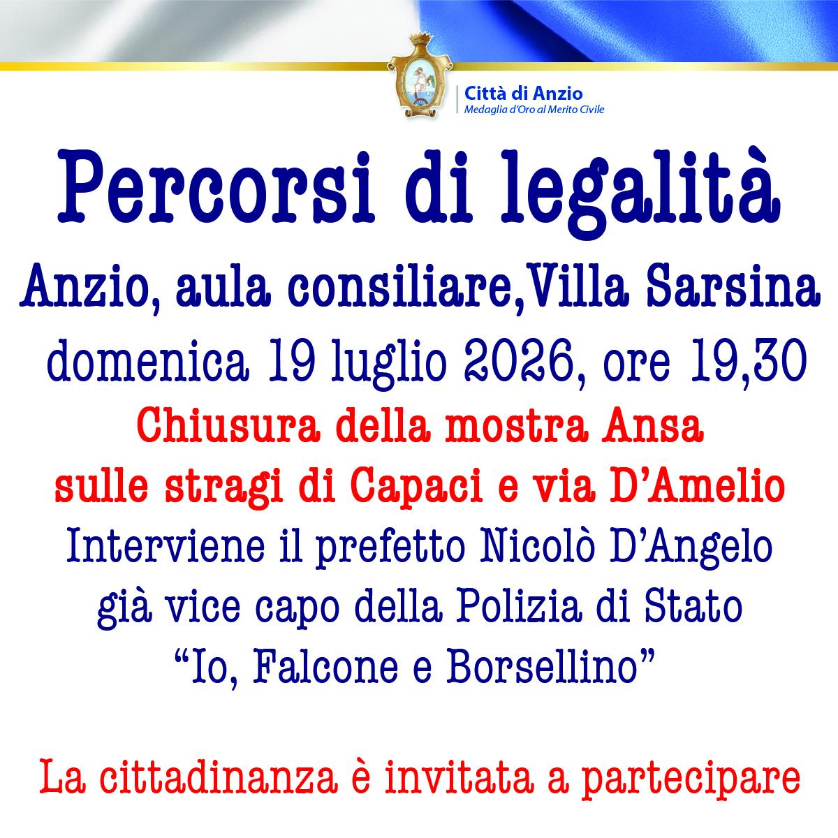 La card sociale dell'evento