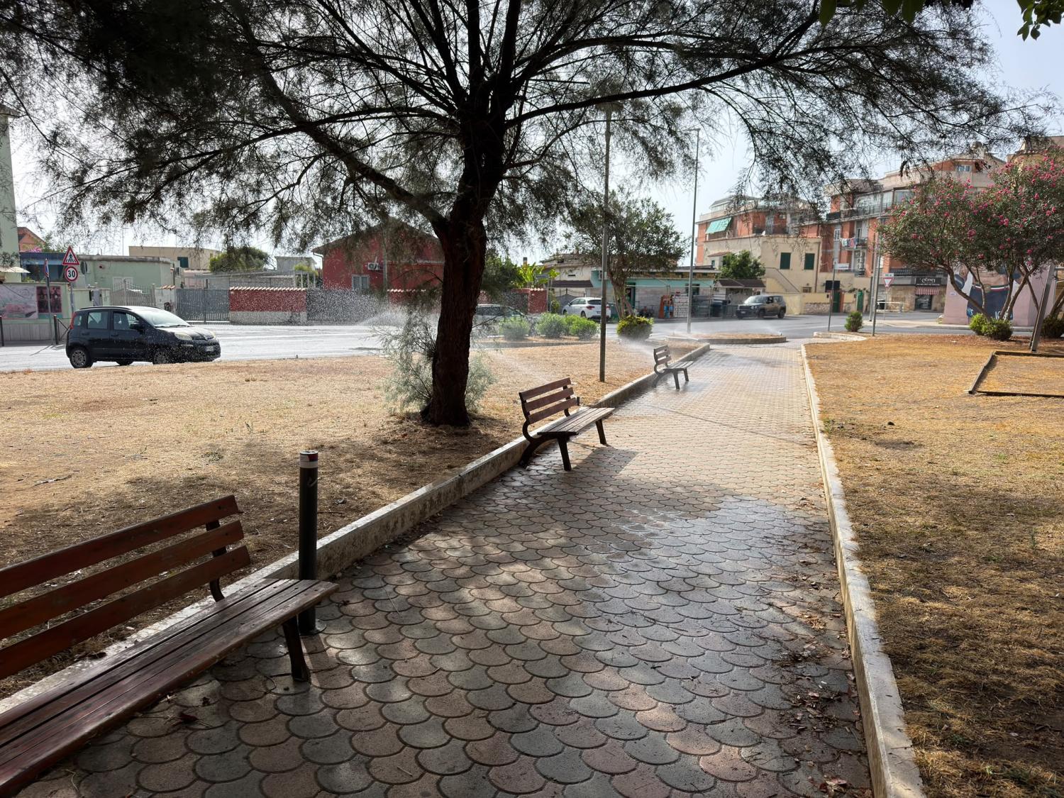 I lavori eseguiti ad Anzio Colonia