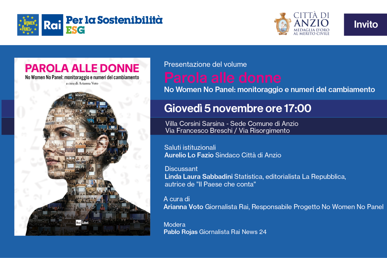 L'invito per la presentazione